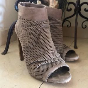 Vince camuto peep toe boots